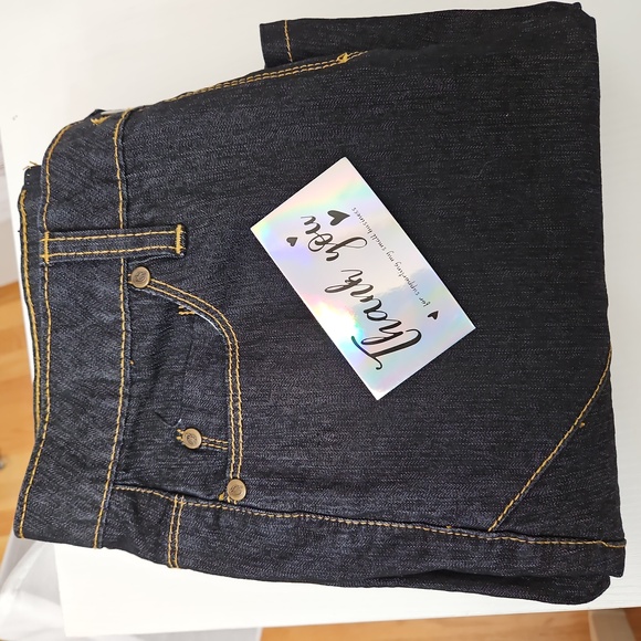 Bisou Bisou Mermaid Denim Maxi Skirt Size 10P - Picture 11 of 11